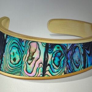 Kendra Scott Tenley Gold Shell Cuff